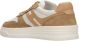 Hogan Beige Sneakers met Nubuck Bovenwerk en Leren Inzetstukken Beige Dames - Thumbnail 5