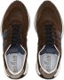 Hogan Stijlvolle Patch Sneakers voor Mannen Brown Heren - Thumbnail 3