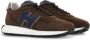 Hogan H601 Allacciato H Patch Sneakers Bruin Heren - Thumbnail 5