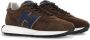 Hogan Stijlvolle Patch Sneakers voor Mannen Brown Heren - Thumbnail 6