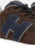 Hogan Stijlvolle Patch Sneakers voor Mannen Brown Heren - Thumbnail 7