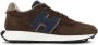 Hogan Stijlvolle Patch Sneakers voor Mannen Brown Heren - Thumbnail 8