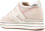 Hogan Platform Sneakers in Grijs Polyester Leer Gray Dames - Thumbnail 3