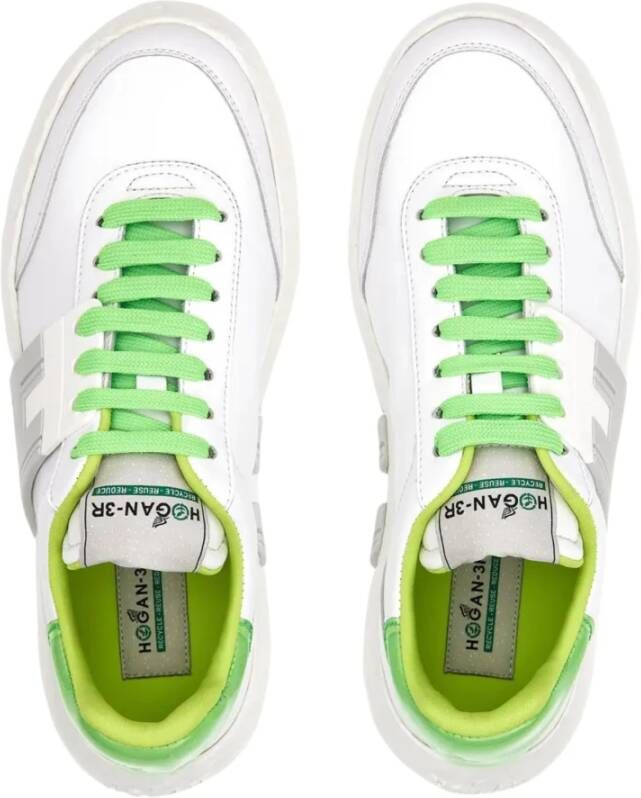Hogan Groene platte schoenen -3R Groen Dames