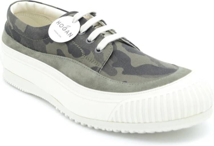 Hogan Multicolor Camo Sneakers voor Heren Groen Heren