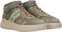 Hogan Suede Sneakers Groen Heren - Thumbnail 2