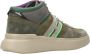 Hogan Suede Sneakers Groen Heren - Thumbnail 3