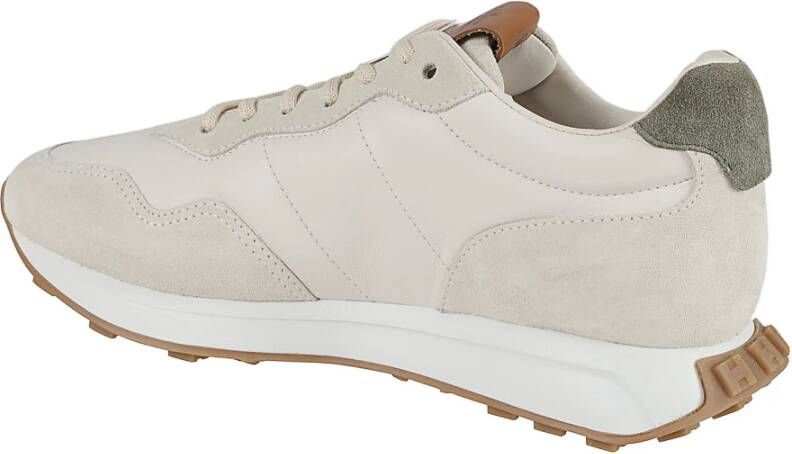 Hogan Luxe Patch Sneakers voor Mannen White Heren