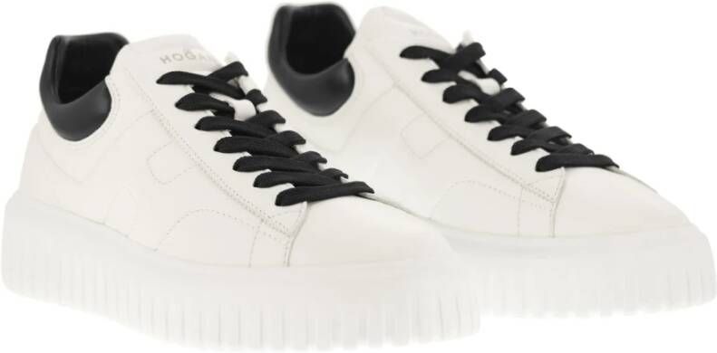 Hogan Gestreepte Sneakers met Memory Foam Voetbed White Dames