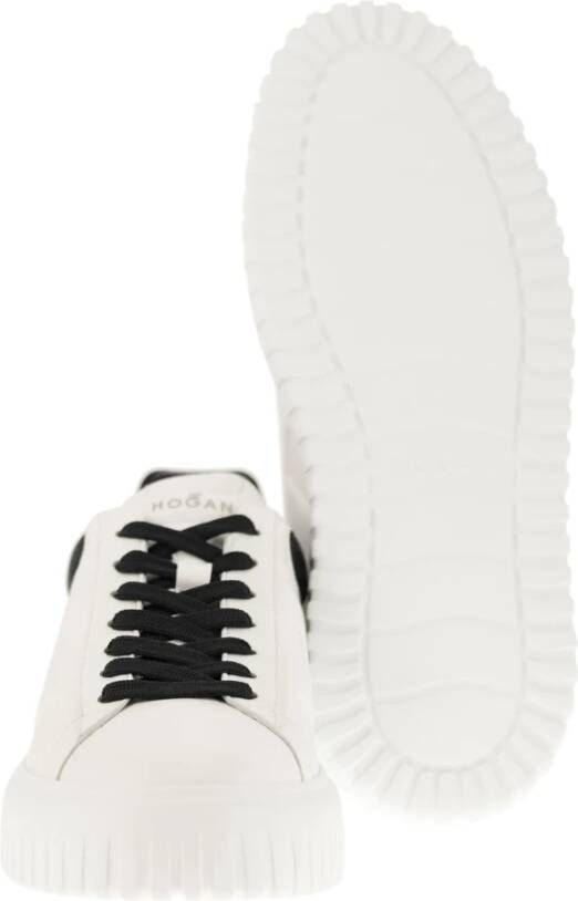 Hogan Sneakers met strepen en lichte zool White Heren