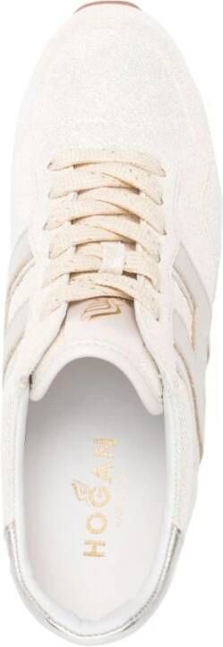 Hogan Platform Sneakers in Grijs Leer Gray Dames