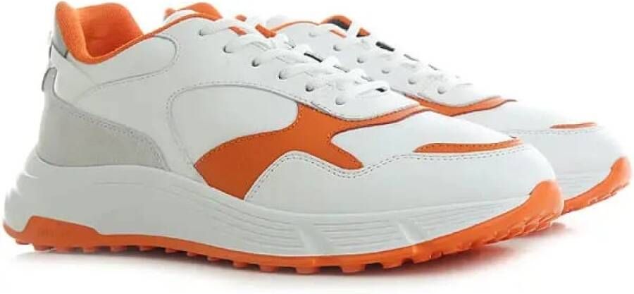 Hogan Hyperlight Leren en Suède Sneakers Oranje Heren