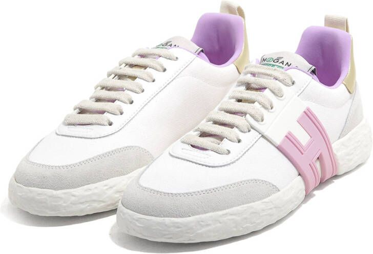 Hogan Hoge kwaliteit leren sneakers voor vrouwen Roze Dames