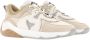 Hogan Low-Top Sneakers H597 In Camoscio Panna E Beige in wit - Thumbnail 6