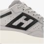 HOGAN Sneakers Dames Met Mesh Sneaker Maat: 42 Materiaal: Leer Kleur: Zilver - Thumbnail 5