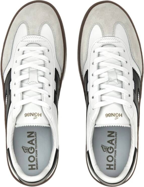 Hogan Sneakers van glad leer voor heren White Heren