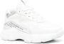 Hogan Witte leren sneakers met metallic afwerking White Dames - Thumbnail 3
