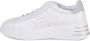 HOGAN Lage Sneakers Dames Rebel H564 Allacciato Maat: 38 Materiaal: Leer Kleur: Wit - Thumbnail 3