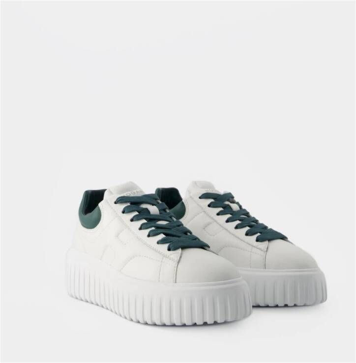 Hogan Luxe Kalfsleren Sneakers Wit Dames