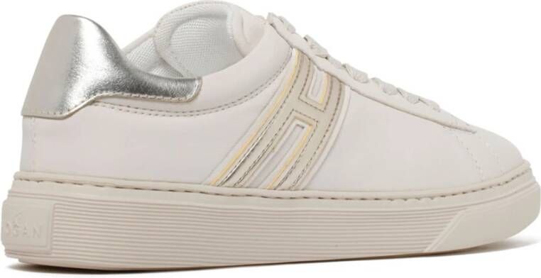 Hogan Witte lage sneakers van kalfsleer Wit Dames