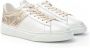 Hogan Witte kalfssneaker voor dames met gouden hak White Dames - Thumbnail 2