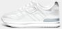 Hogan Zilveren Geperste Stoffen Sneakers White Dames - Thumbnail 3
