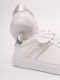 Hogan Witte Leren Sneakers met Metallic Inzetstukken White Dames - Thumbnail 4