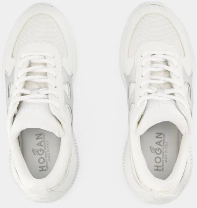 Hogan Witte Leren H597 Sneakers Verhoog je Stijl Wit Dames