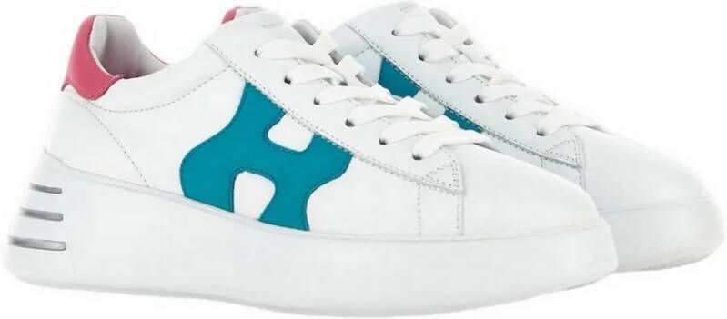 Hogan Rebel Leren Sneakers Wit Dames