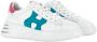 Hogan Rebel Leren Sneakers White Dames - Thumbnail 2