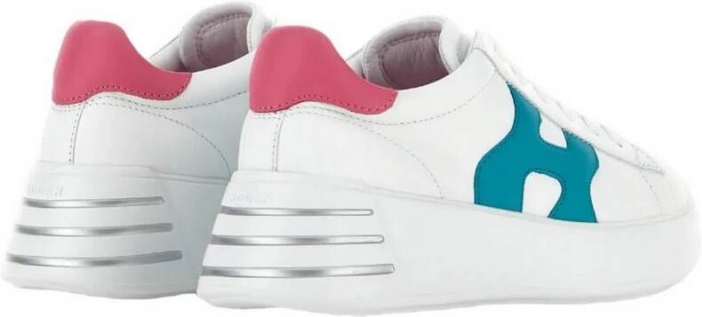 Hogan Rebel Leren Sneakers Wit Dames