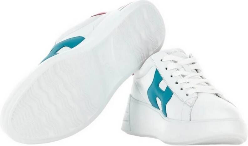 Hogan Rebel Leren Sneakers Wit Dames