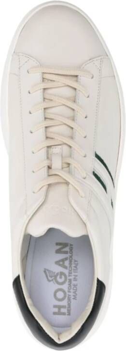 Hogan Witte H580 Low-Top Sneakers Wit Heren