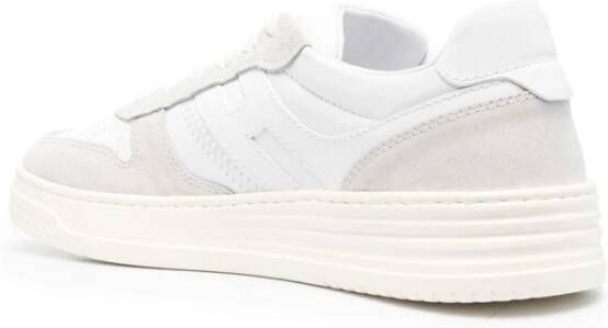 Hogan Sneakers van glad leer met suède inzetstukken White Heren - Foto 8