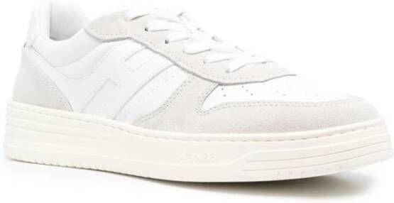 Hogan Sneakers van glad leer met suède inzetstukken White Heren - Foto 9