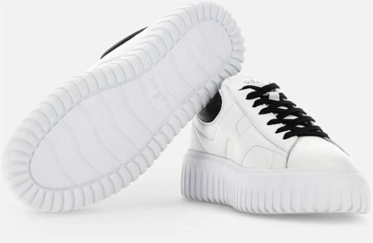 Hogan Trendy witte leren sneakers voor heren Wit Heren