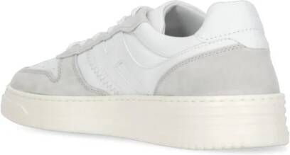 Hogan Sneakers van glad leer met suède inzetstukken White Heren - Foto 3