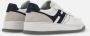 Hogan Sneakers Stijlvolle witte leren sneakers met blauwe details Multicolor White Heren - Thumbnail 15