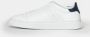 Hogan Witte Leren Sneakers met Blauwe Patch White Heren - Thumbnail 3