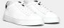Hogan Witte leren sneakers met zwarte tong White Heren - Thumbnail 2