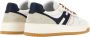 Hogan Heren Witte Leren Sneakers met Blauwe Contrast H White Heren - Thumbnail 3