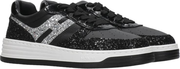 Hogan Retro-geïnspireerde H630 Sneakers Zwart Dames