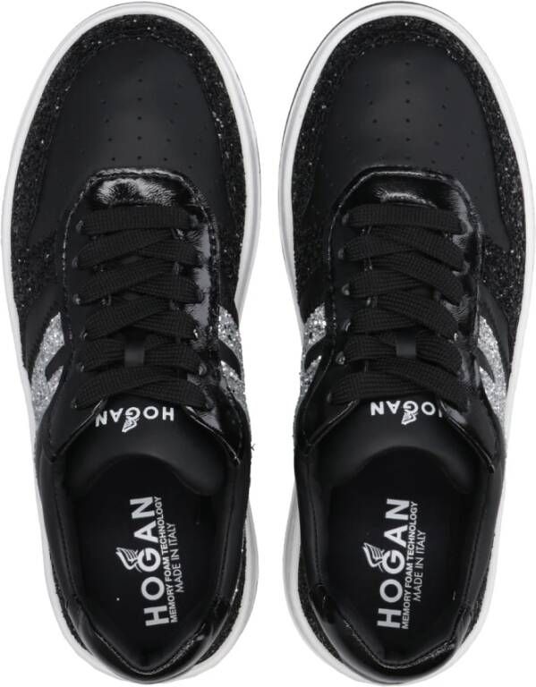 Hogan Retro-geïnspireerde H630 Sneakers Zwart Dames