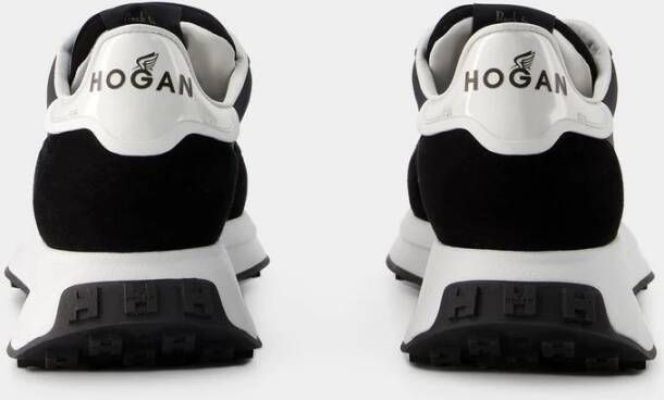 Hogan Luxe Kalfsleren Sneakers Zwart Dames