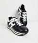 Hogan Casual Stijl Leren Sneakers met Gedurfde 4cm Zool Black Dames - Thumbnail 2