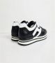 Hogan Casual Stijl Leren Sneakers met Gedurfde 4cm Zool Black Dames - Thumbnail 5