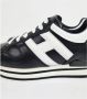 Hogan Casual Stijl Leren Sneakers met Gedurfde 4cm Zool Black Dames - Thumbnail 6