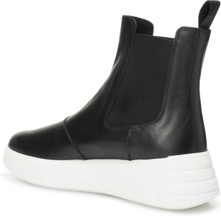 Hogan Rebel Chelsea Boots Zwarte Slip-On Sneakers voor Dames Zwart Dames