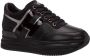 Hogan women's shoes leather trainers sneakers Midi Platform Zwart Dames - Thumbnail 3