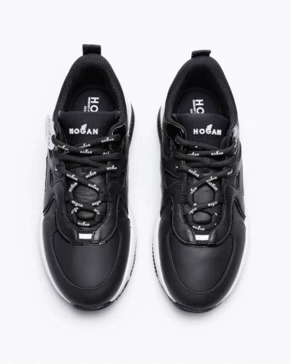 Hogan Hoogwaardige Zwarte Sneakers H597 Zwart Dames